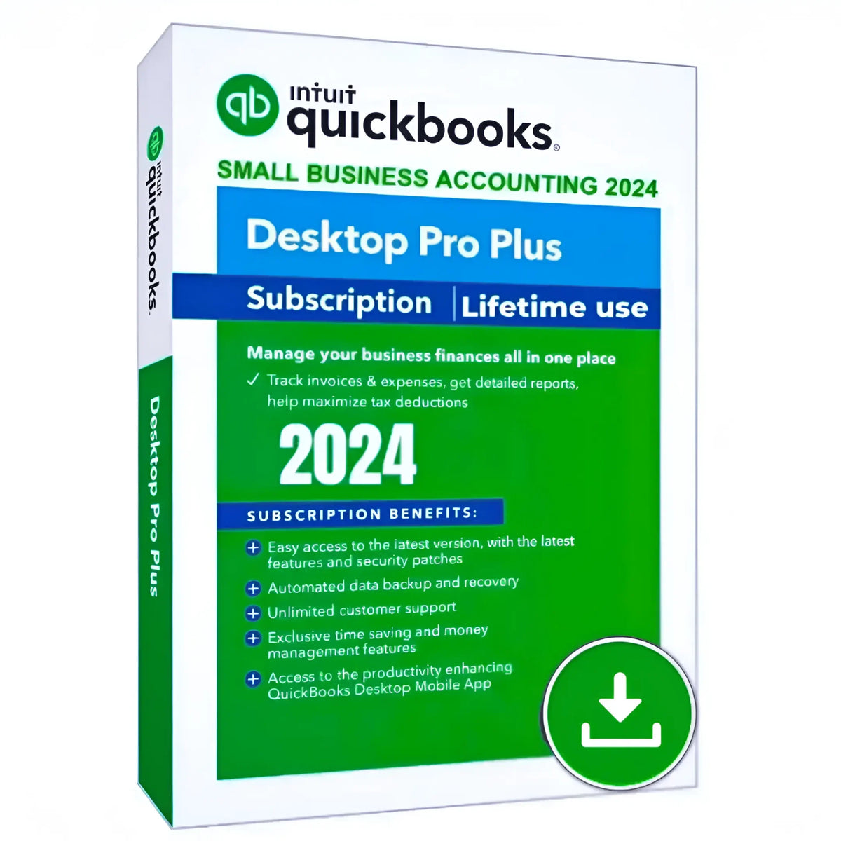 QuickBooks Desktop Pro Plus 2024 - Original and Genuine Key - lifetime use - 1 User